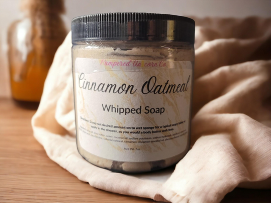 Cinnamon Oatmeal Whipped Soap