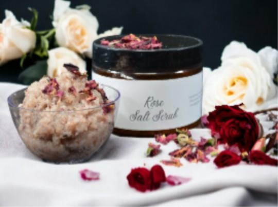 Rose Salt  Scrub